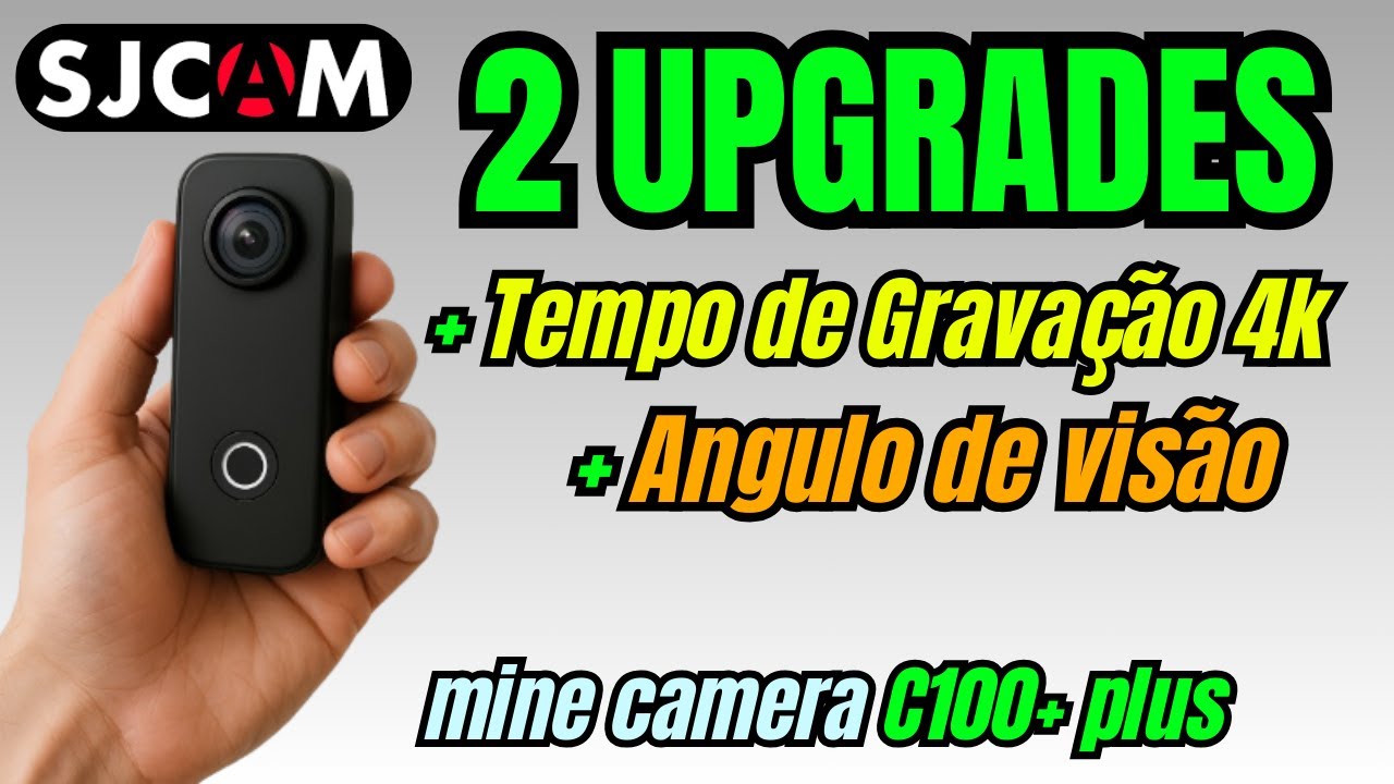 Melhore Sua Camera com Apenas 2  Modificações SJCam C100+ plus