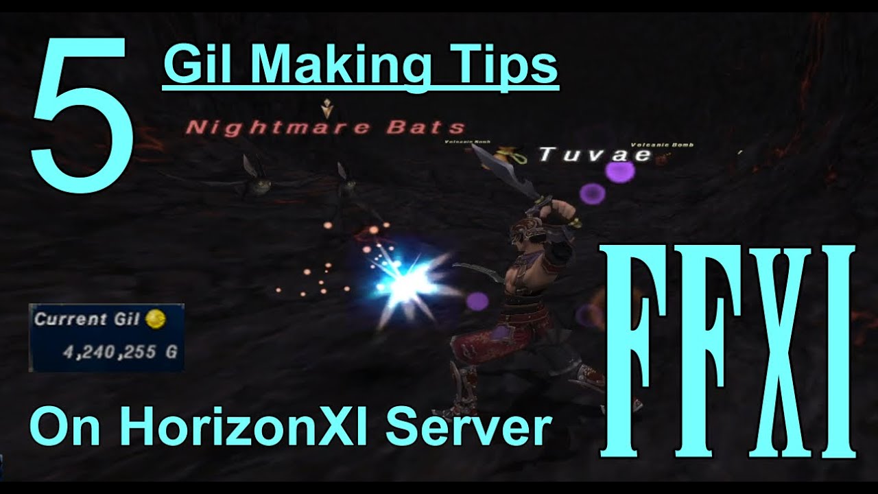 5 советов по созданию Гил на сервере Horizon Final Fantasy XI