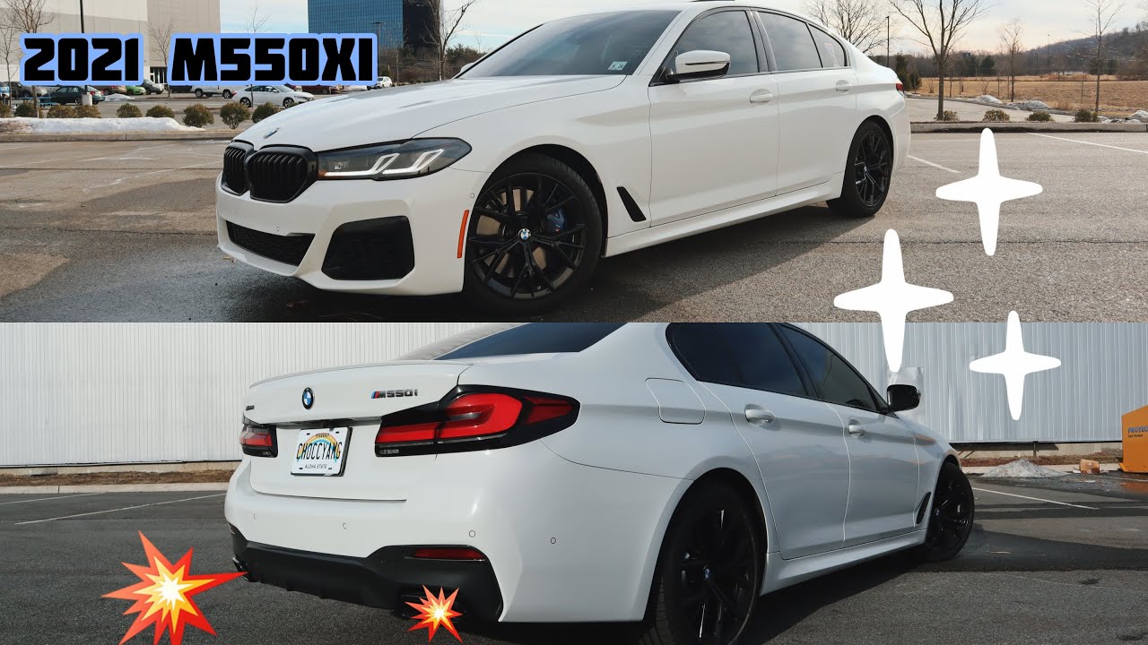 2021 BMW M550XI: Exhaust Sound Clips & Launch