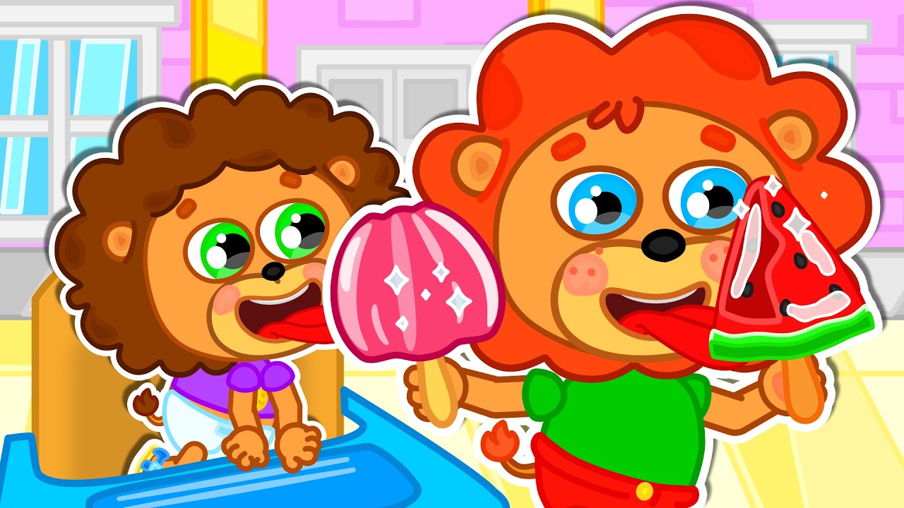 LeonCito | Helado de sandía | Dibujos animados | Video Para Niños