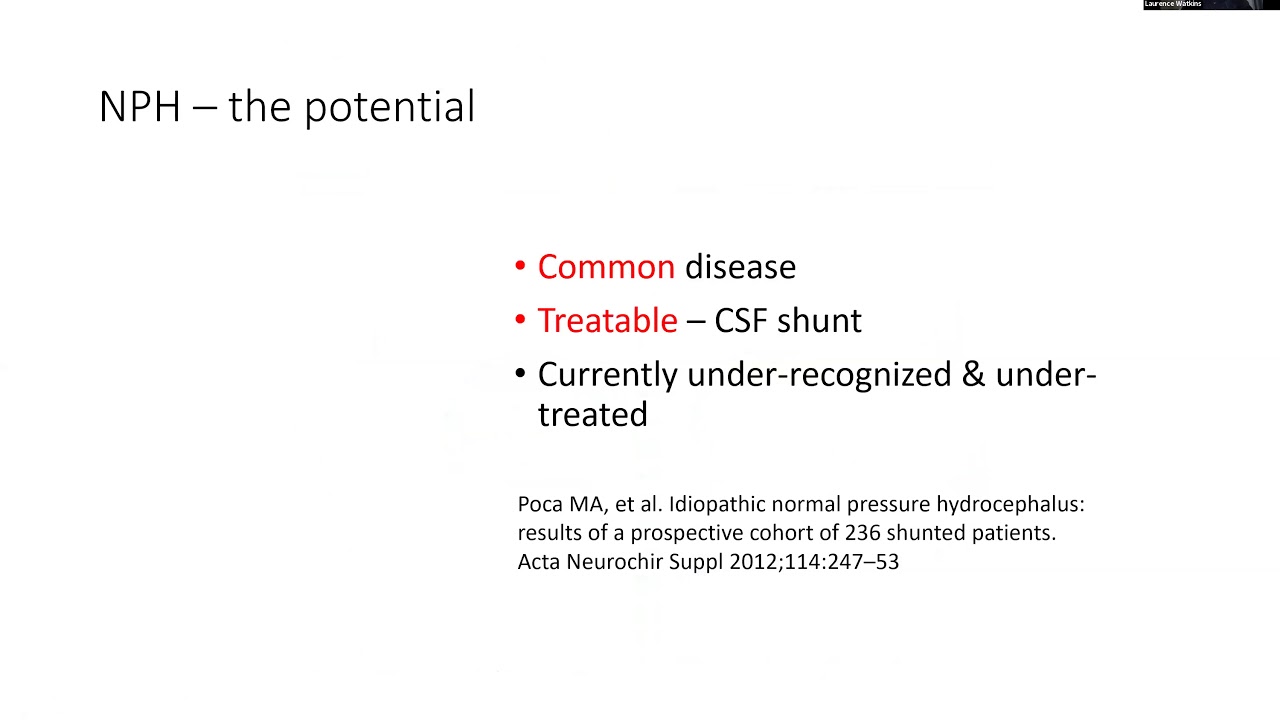 NORMAL PRESSURE HYDROCEPHALUS: BACKGROUND, RADIOLOGY, CLINICAL WORK-UP