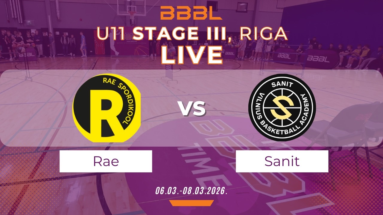 Kiili SK/Rae SK 2015 vs BC Sanit-2 2015 | BBBL U11 | Stage III