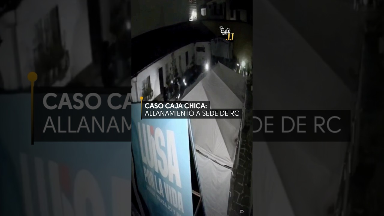 Fiscal&iacute;a allana sede de RC en Quito por Caja Chica, investigaci&oacute;n por presunto lavado.