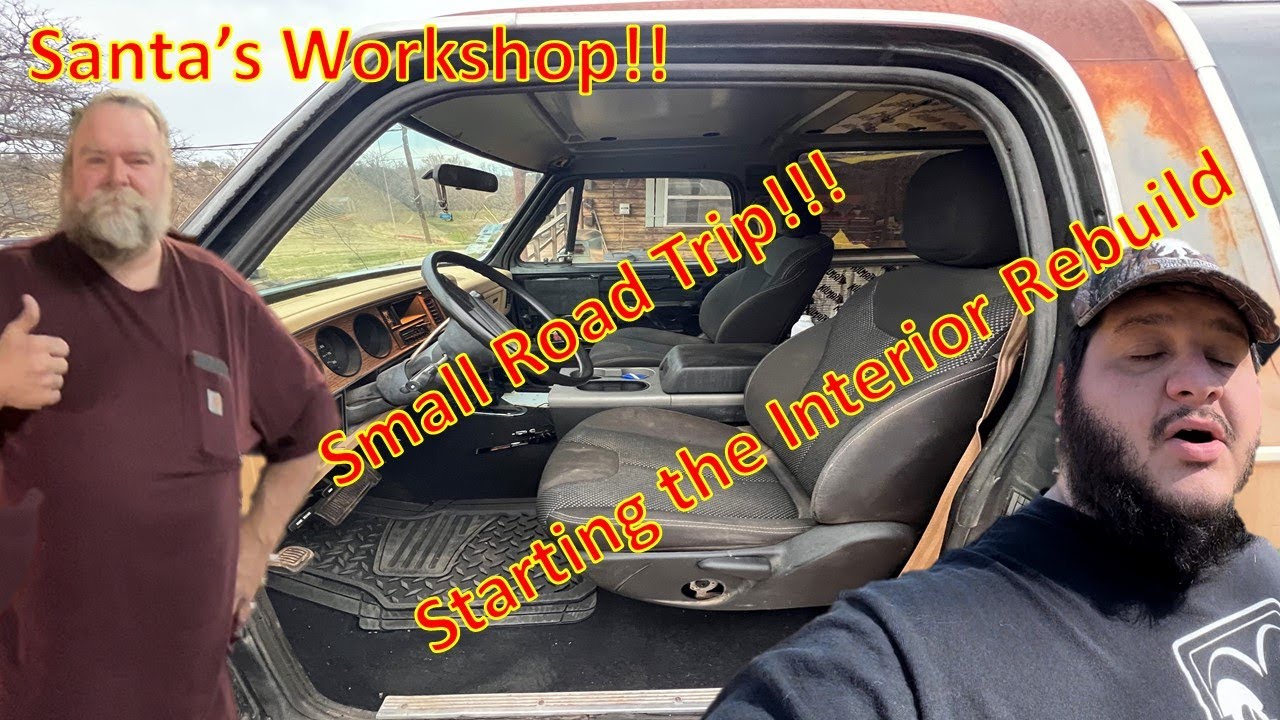 1987 RamCharger Project: Starting the interior rebuild w/@SantasHotRodGarage, Road trip to the shop!