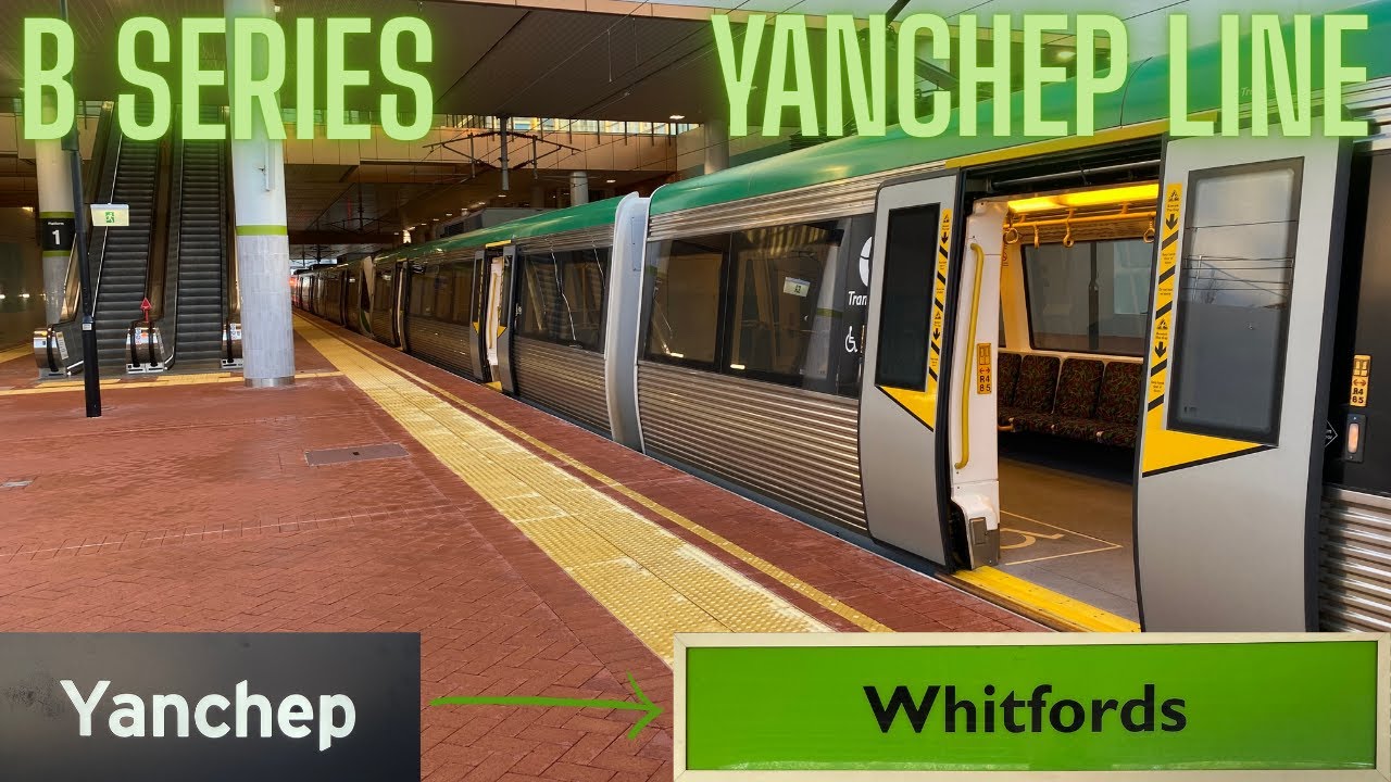 Yanchep to Whitfords on B Series Set 85: Yanchep Line: Transperth Trains