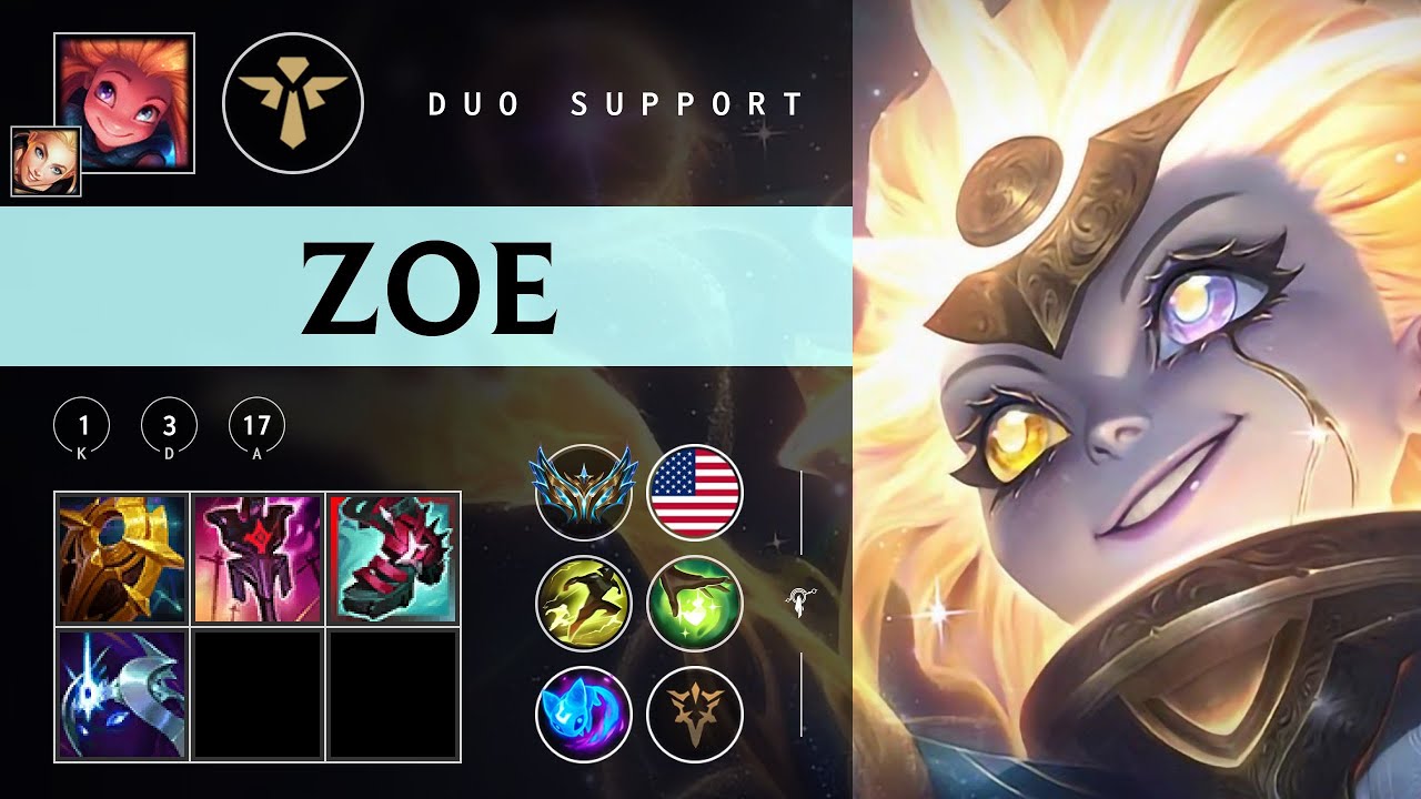Zoe Support vs Syndra - NA Challenger Patch 25.23