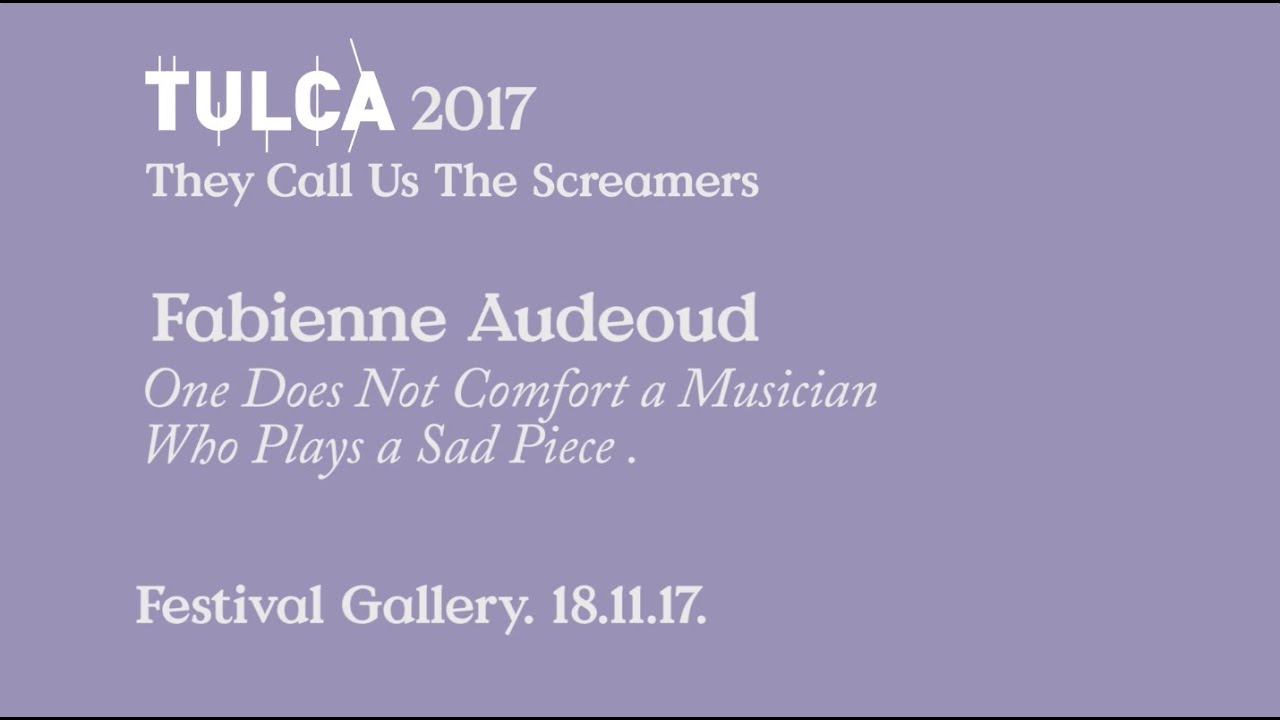 Performance: Fabienne Audeoud | TULCA 2017