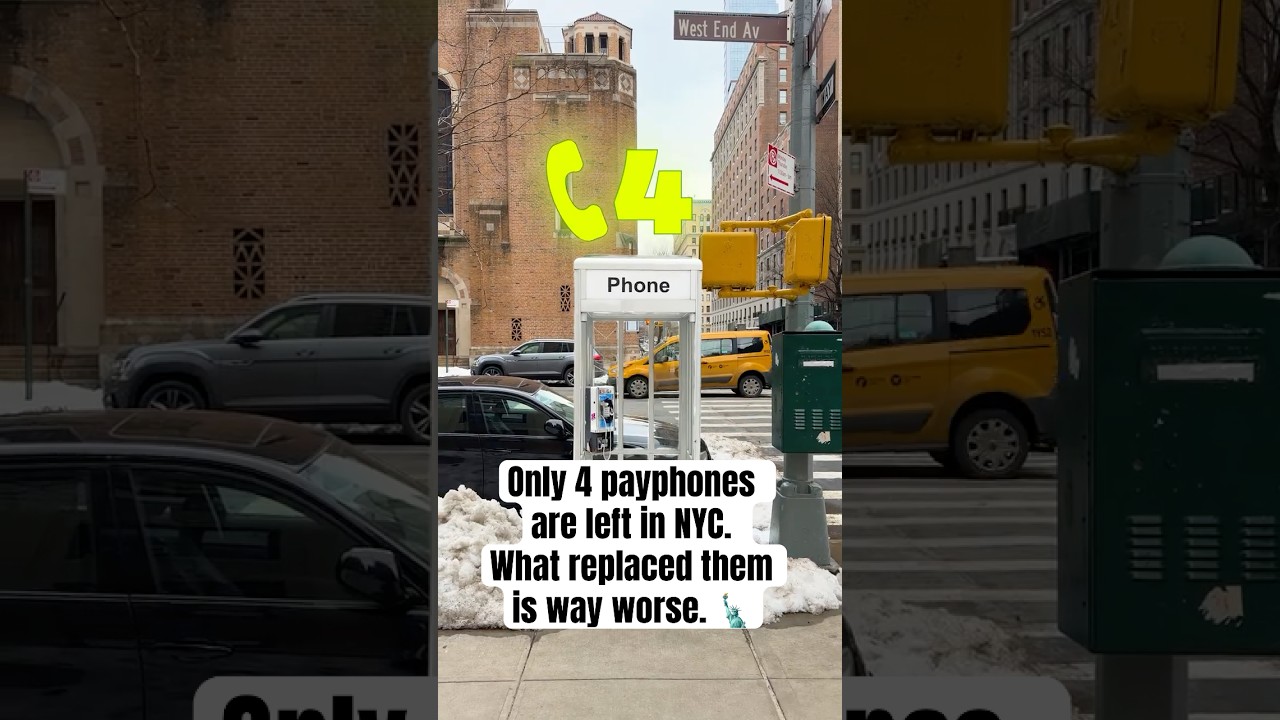 Only 4 payphones are left in NYC. What replaced them is way worse. 🗽