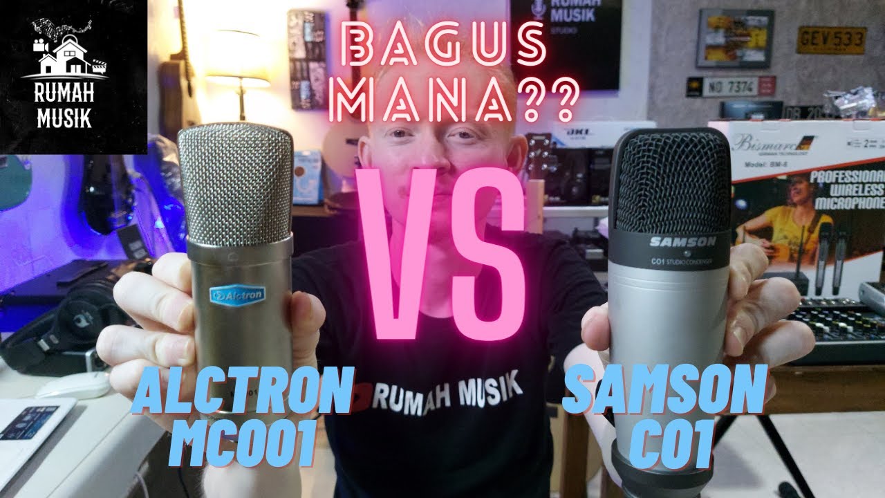 MIC CONDENSER MURAH, ALCTRON MC001 VS SAMSON C01 BAGUS MANA??? UNTUK HOME RECORDING