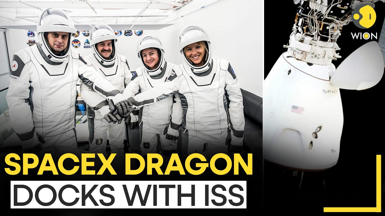 NASA LIVE: SpaceX Dragon Arrives At ISS Carrying NASA, ESA And Roscosmos Crew | WION Live