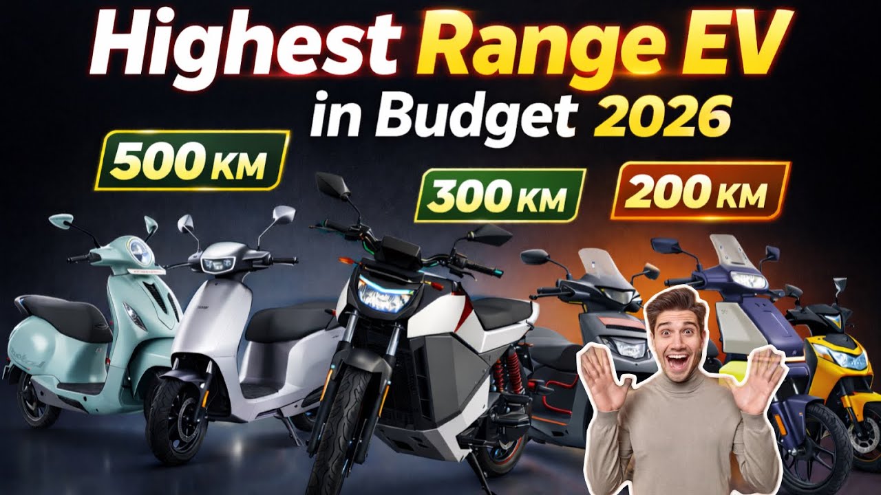 LONG LIFE + Highest Range EV⚡️in Budget 2026 - 500KM Bike vs 300KM | Best Ev 2026 