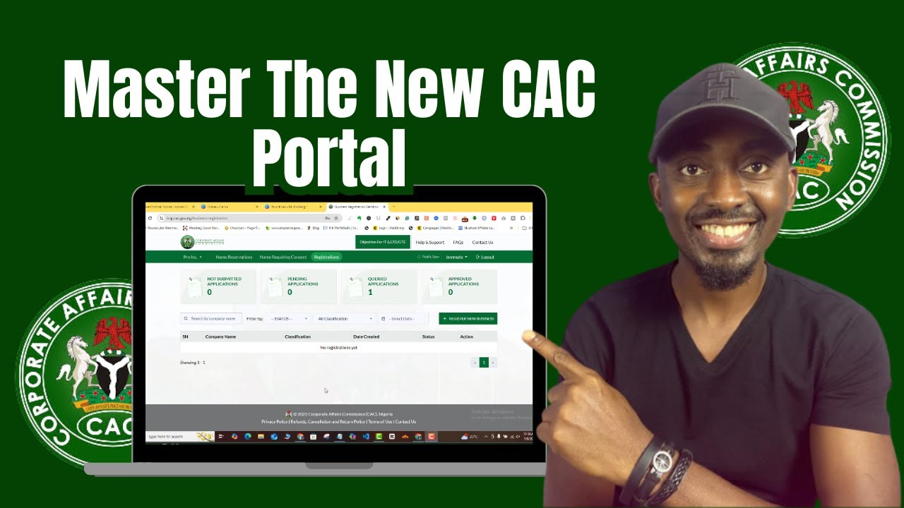 How To Use The New CAC Registration Portal