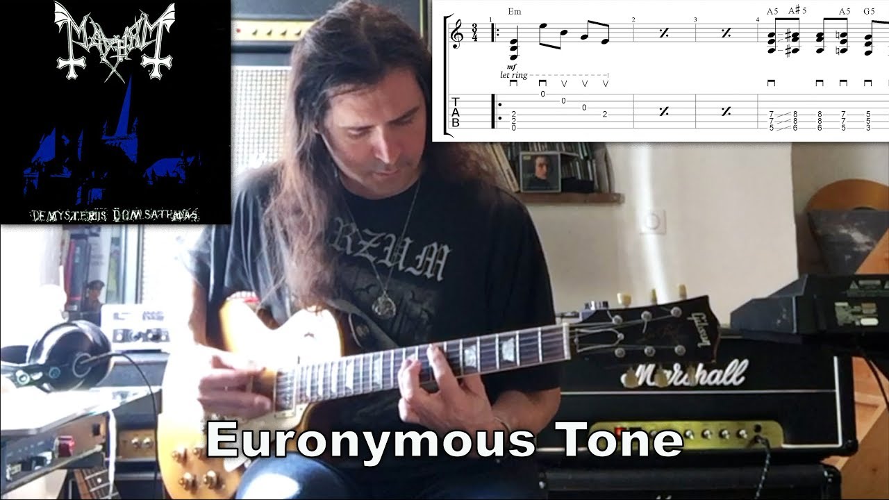 Freezing Moon - Mayhem cover (Euronymous Tone + TAB)