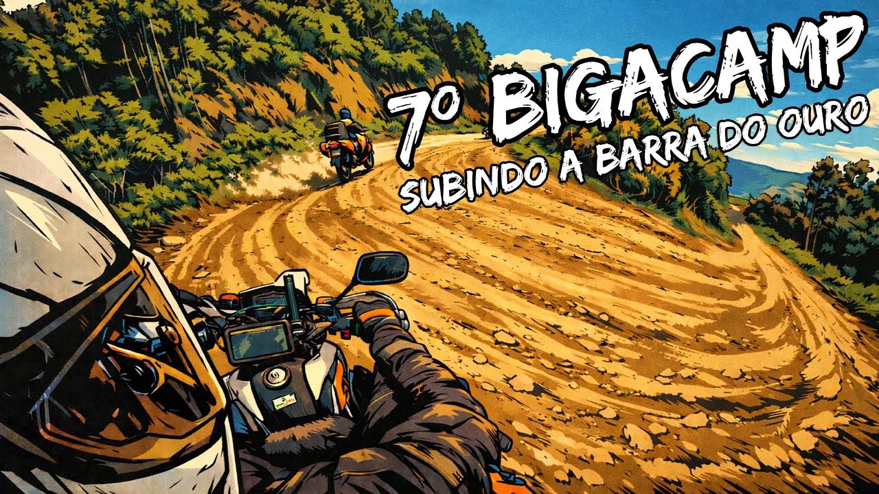 Subindo a Serra da Barra do Ouro | Rumo ao 7º BigAcamp 🏍️⛺⛰️