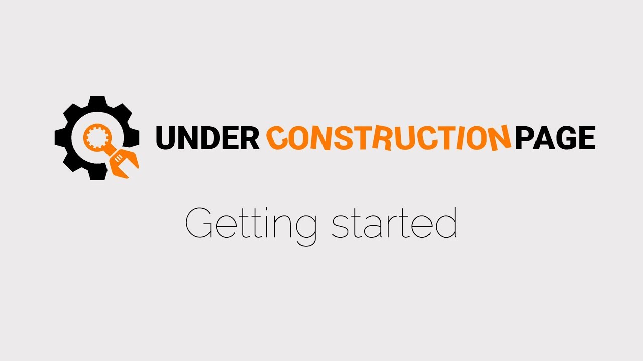 Getting started with the Under Construction Page plugin for WordPress