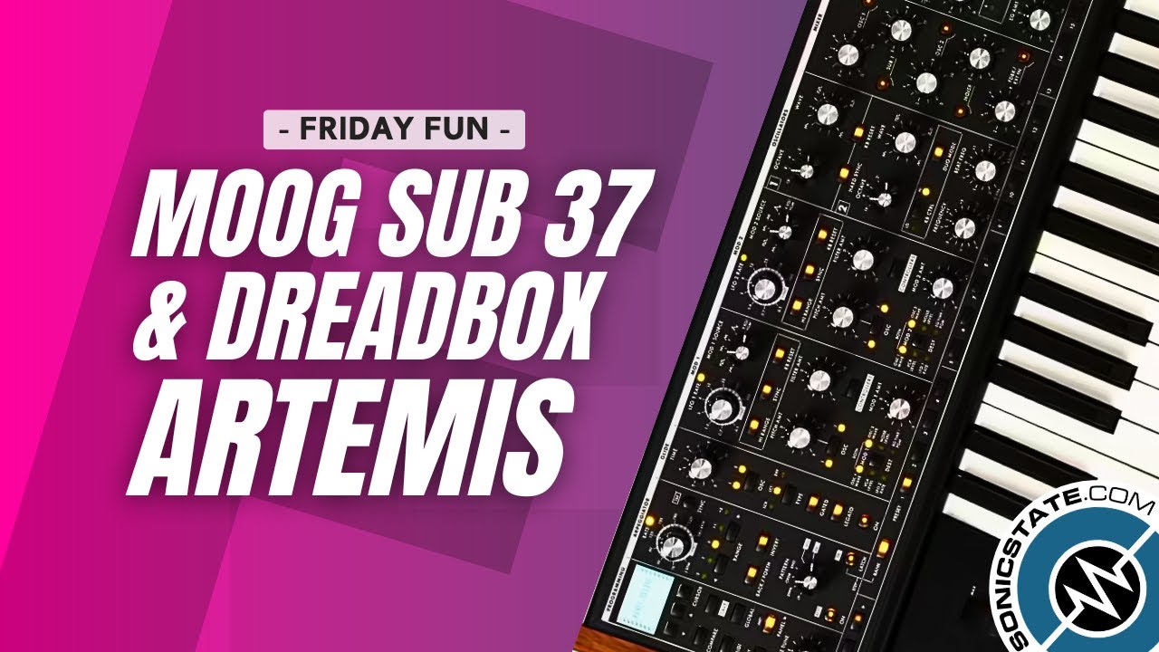 Moog Sub 37, Artemis and KO II  Synth Jam - Friday Fun