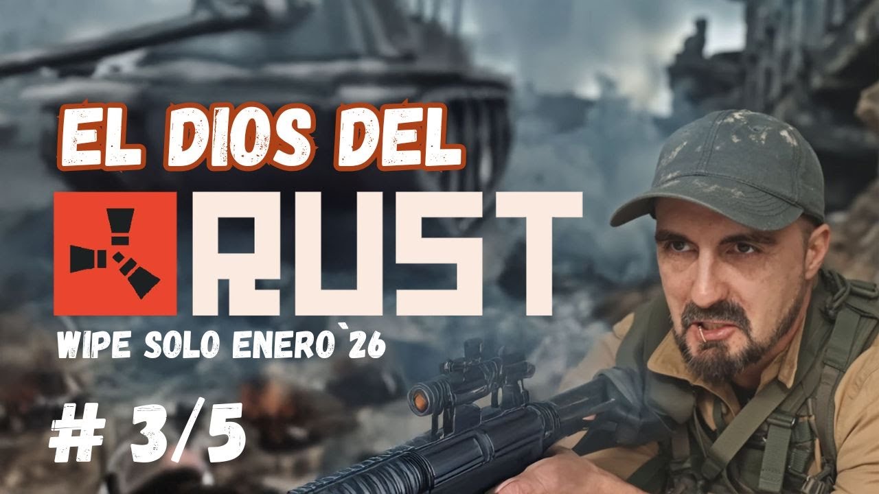 El dios del  RUST PROFESIONAL / Wipe SOLO PVP #3 (Enero 2026) #rust