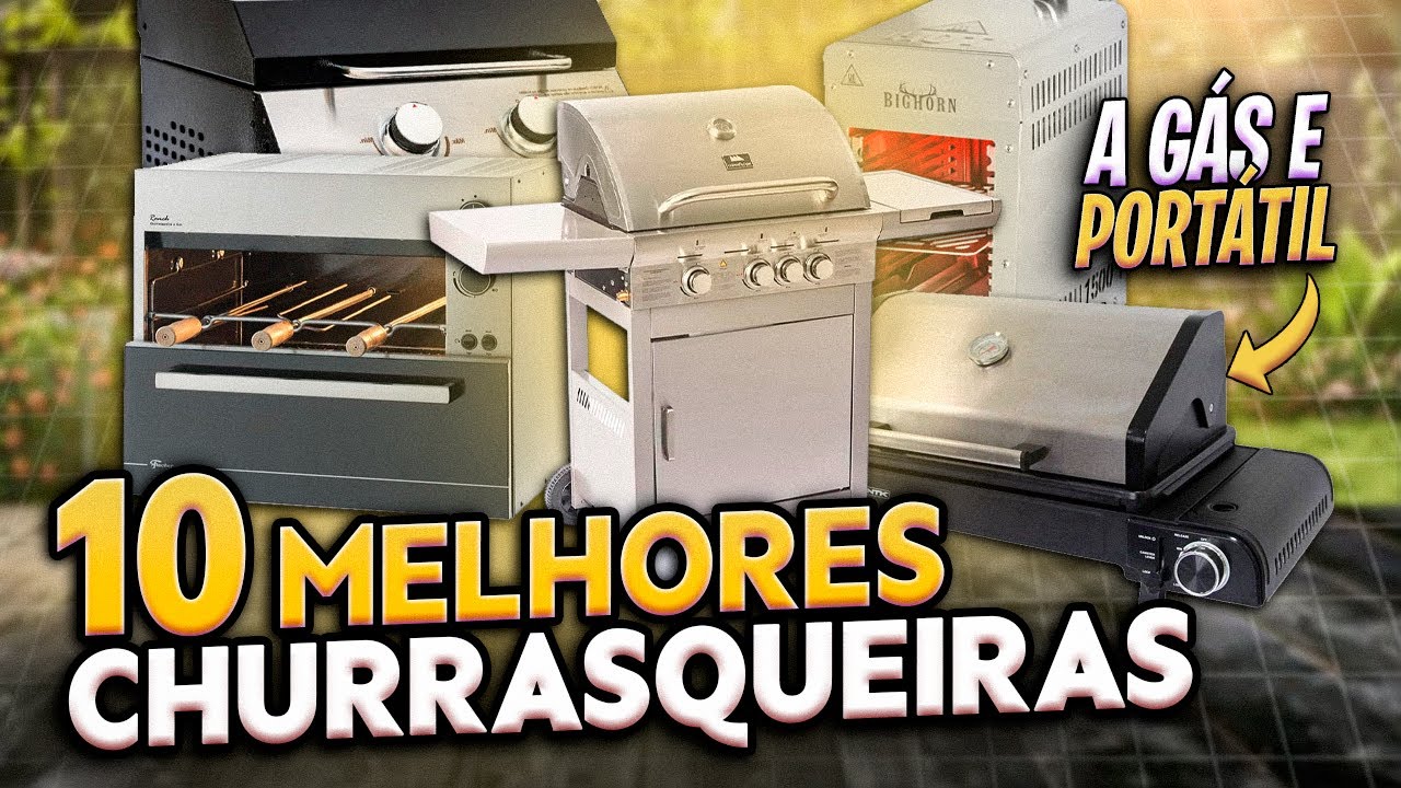 TOP 10 MELHORES CHURRASQUEIRAS A GÁS PORTÁTEIS em 2025 (A Melhor Churrasqueira a Gás Portátil)
