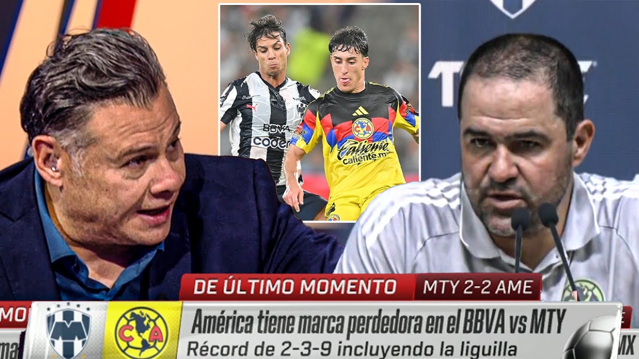 America REMONTA PARTIDAZO vs Monterrey 2-2 | Jardine HABLA POST PARTIDO