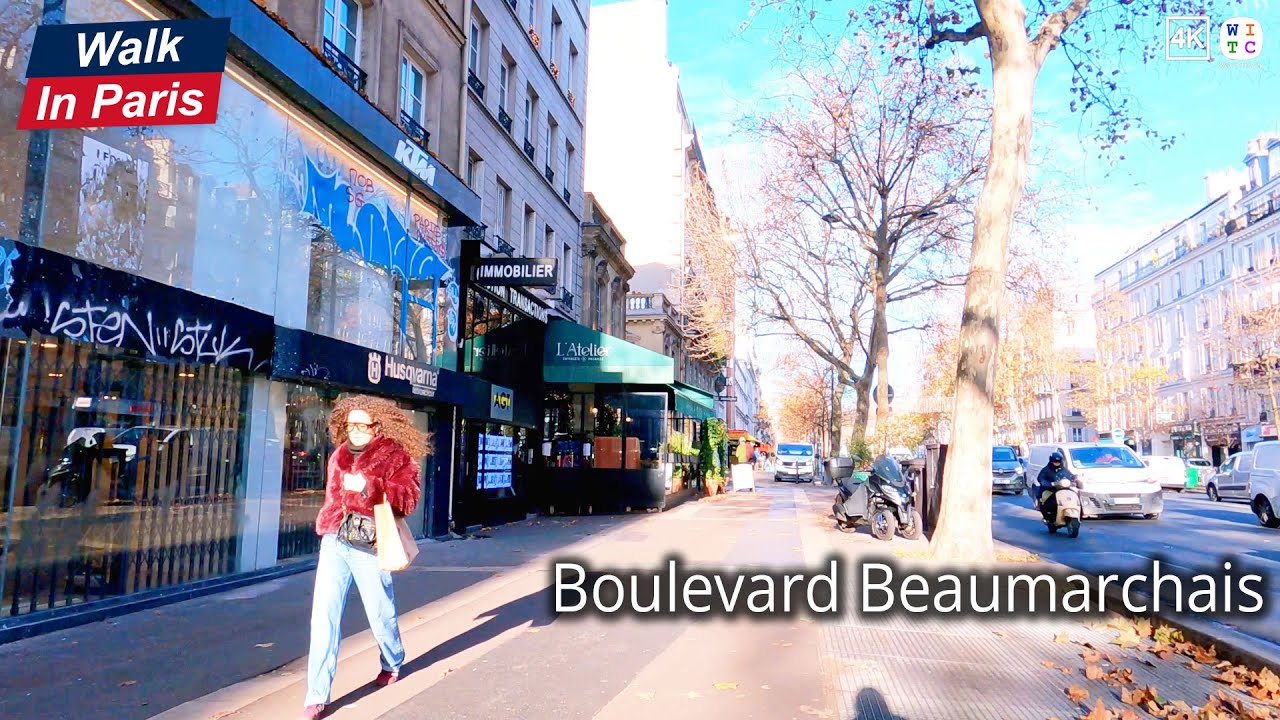 Boulevard Beaumarchais (4K) | Grands Boulevards 1/11