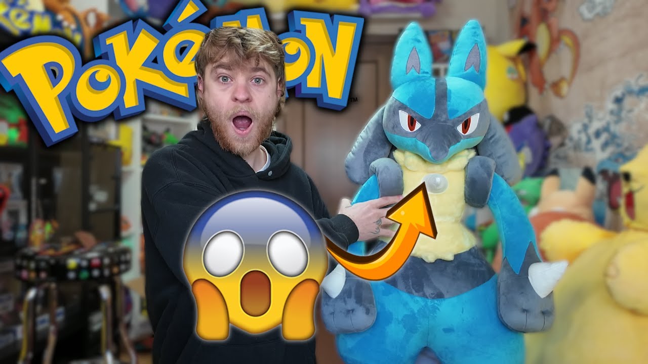 POKEMON CENTER LIFE SIZE LUCARIO PLUSH