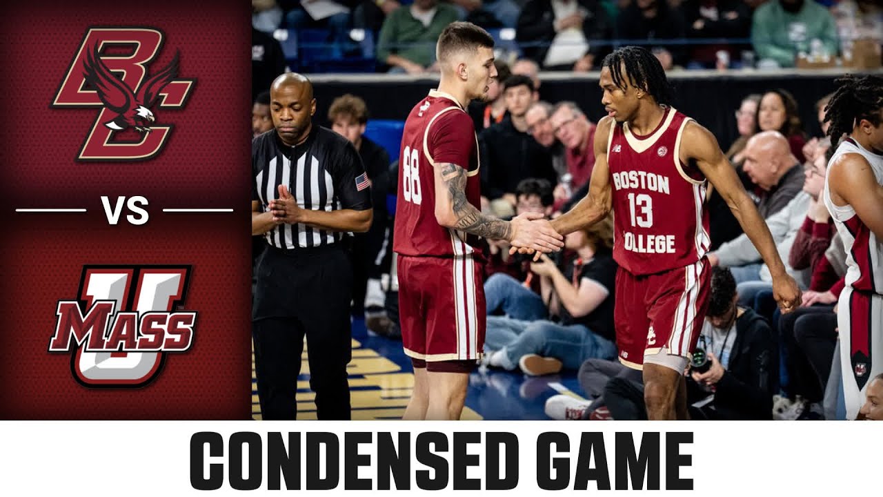 UMass vs. Boston College Condensed Game | 2025-26 ACC Men's Basketball