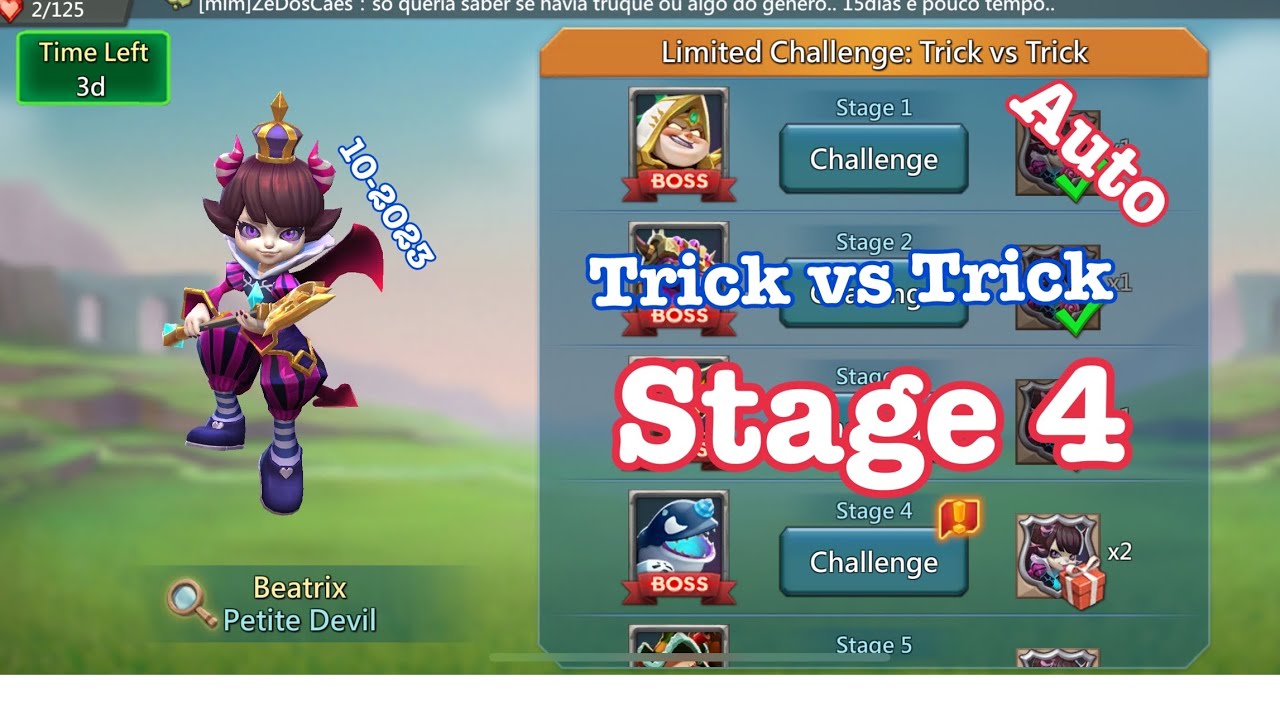 Trick vs Trick: Stage 4 (Auto) - 10-2023 | Lords Mobile