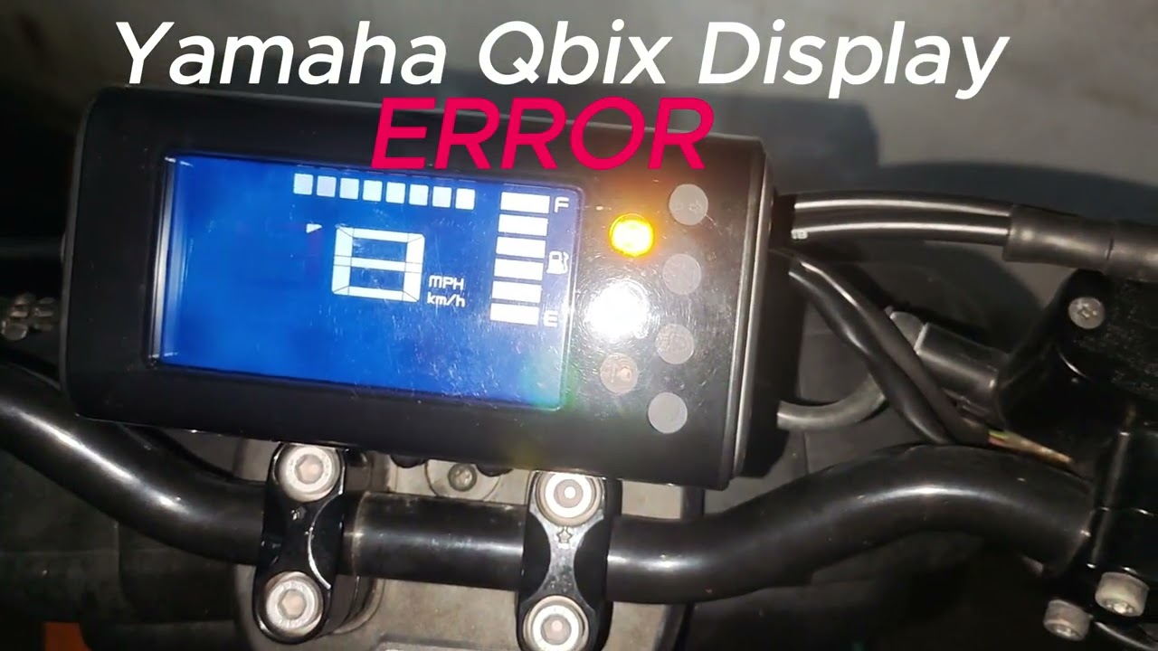 YAMAHA Qbix Display Error