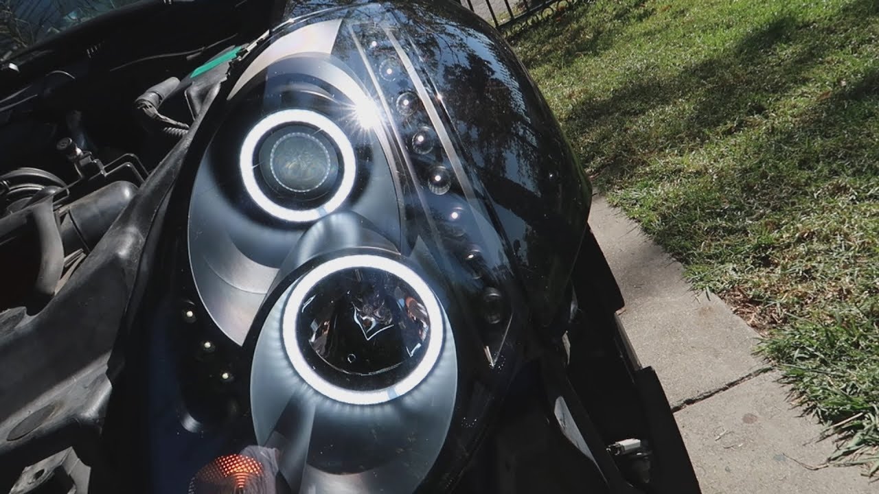 Installing HALO Headlights for G35