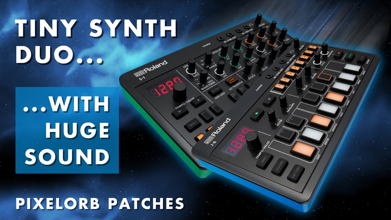 Roland S-1 & J-6 : Great Retro Synth Duo