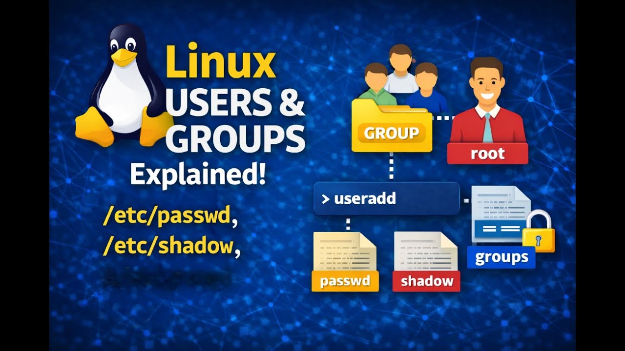 🐧 Объяснение работы с пользователями и группами Linux: /etc/passwd, /etc/shadow и /etc/group!
