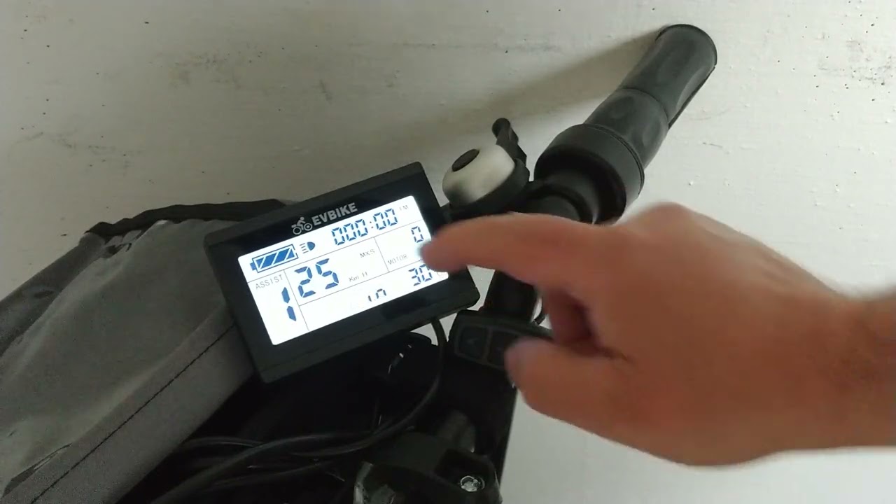 EVBIKE zapnutí nebo vypnutí omezovače rychlosti
