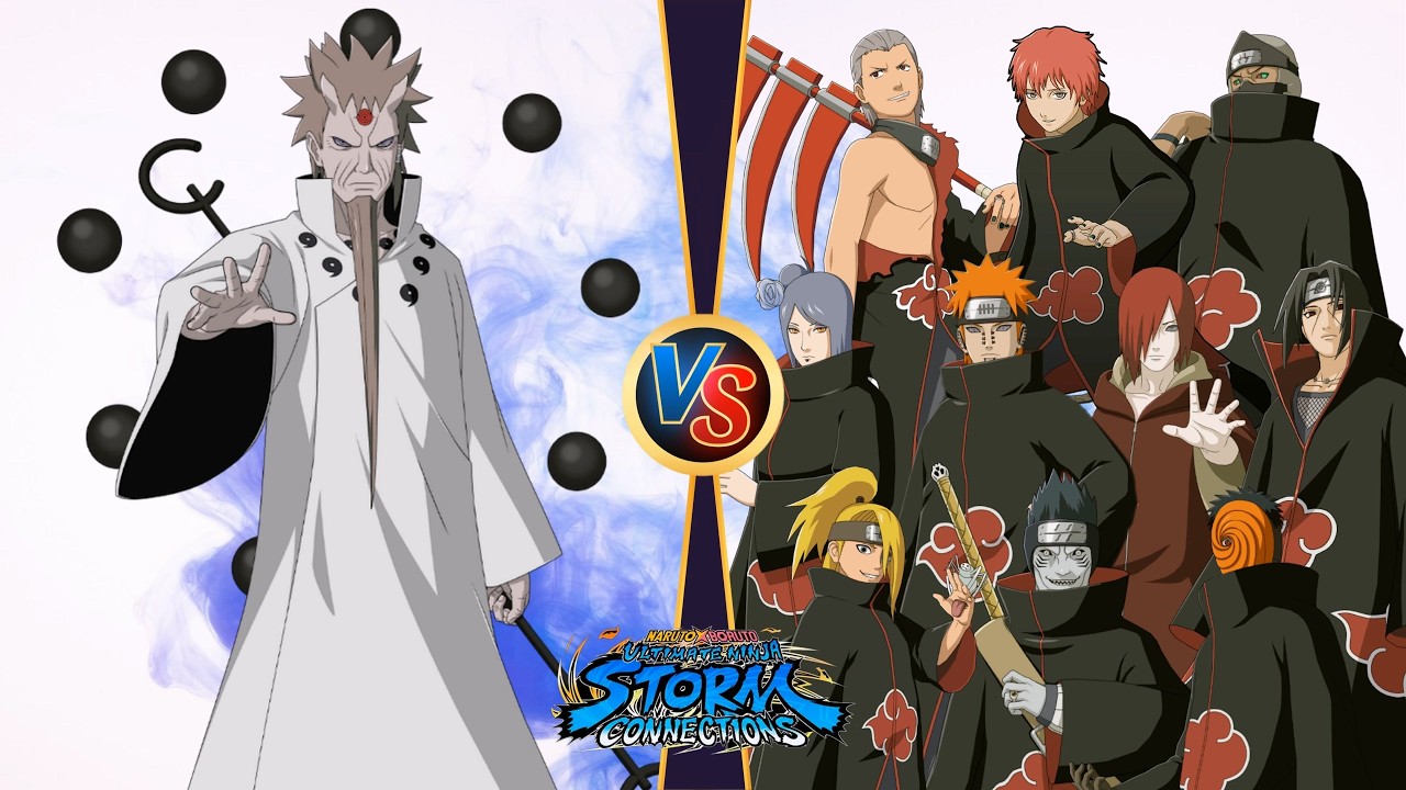 Хагоромо Оцуцуки против всех членов Акацуки. Марафонская битва. Наруто и Боруто. Абсолютные ниндз...