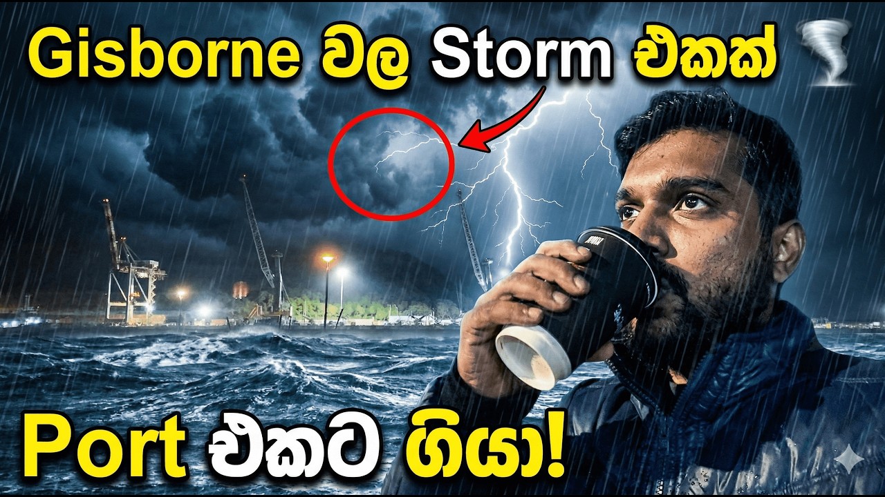 New Zealand Storm 2026 🌪️ | Gisborne Weather Update | Sinhala Vlog