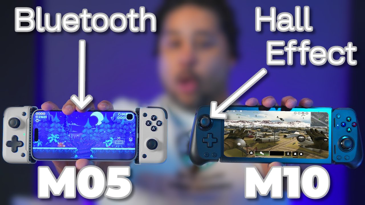 Недорогие многофункциональные игровые контроллеры EasySMX M05 и M10 для iPhone и Android!