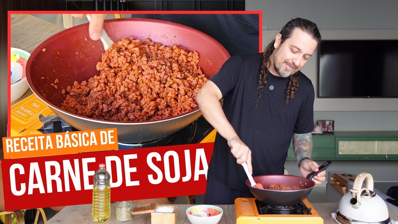 CARNE DE SOJA: receita FÁCIL e mais barata que carne moída (PTS/PVT/Carne Vegana)