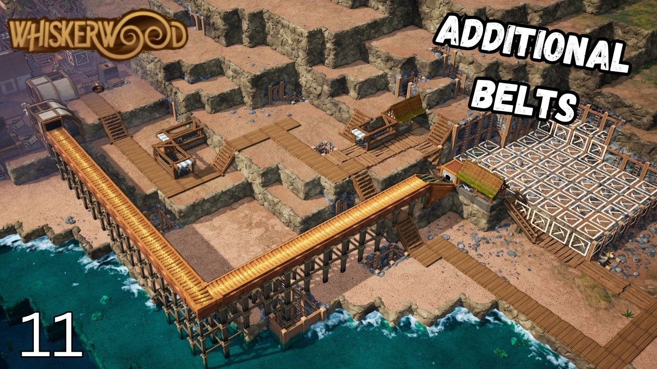 Additional Belts Above and Below to Move Resources | Whiskerwood | E11