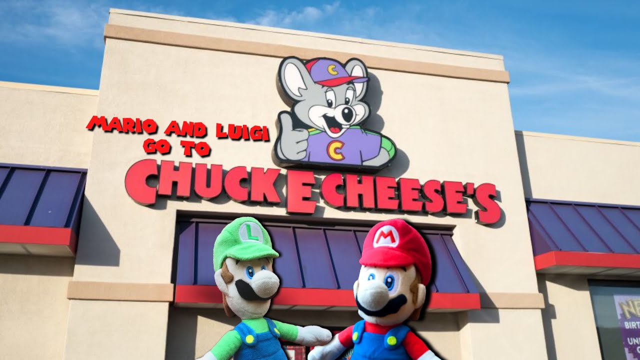 Mario and Luigi go to Chuck E. Cheese! - Outrageous Mario Bros