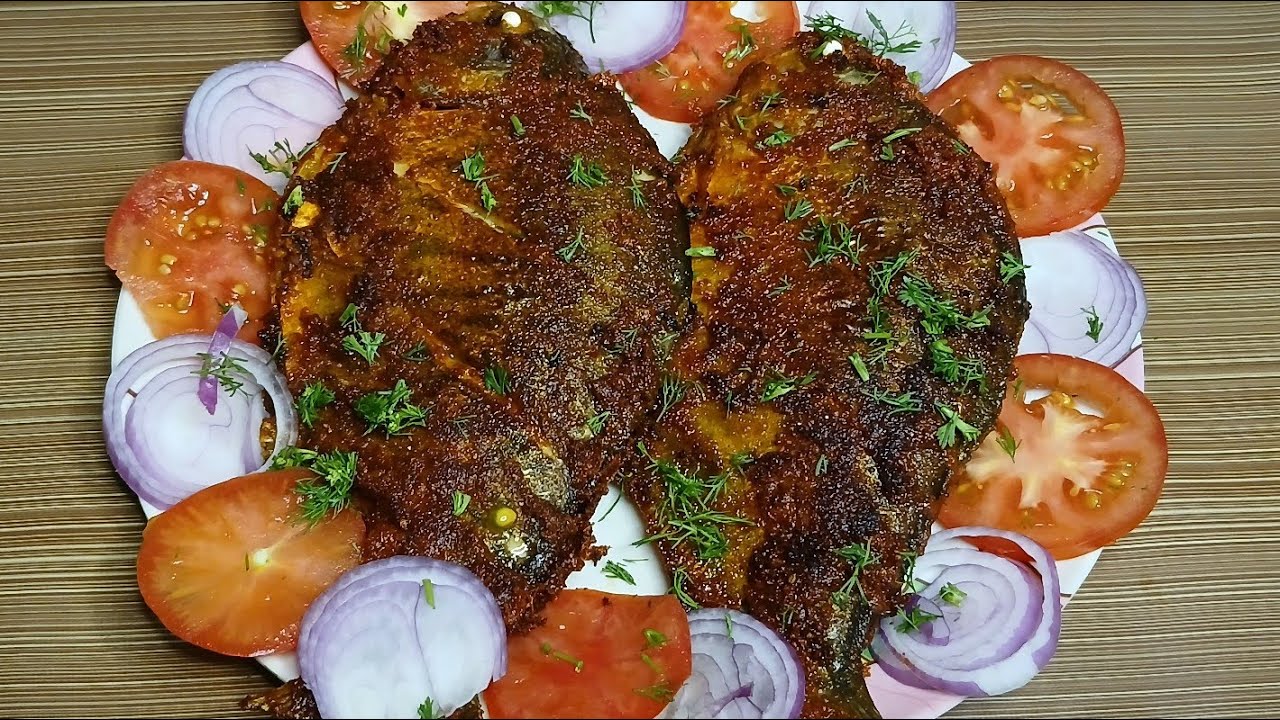 Tandoori chanda fish fry | bahut mazedaar ye fish banti hai try kariye #foodcookingchannel #food 
