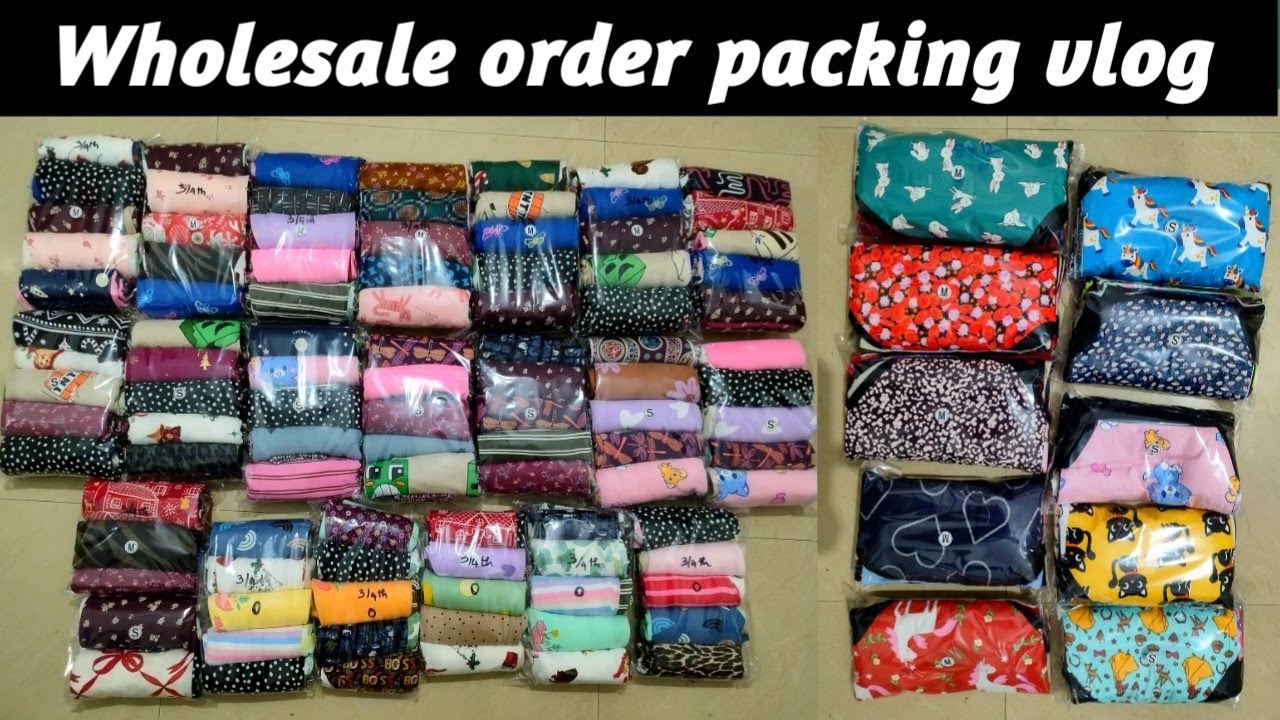 Wholesale order packing vlog@shastikidswear2703 #tirupur #onlineshopping