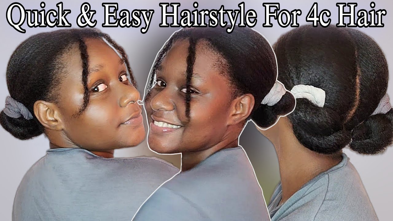 Easy Natural Hairstyle For 4type Hair | Christal B.