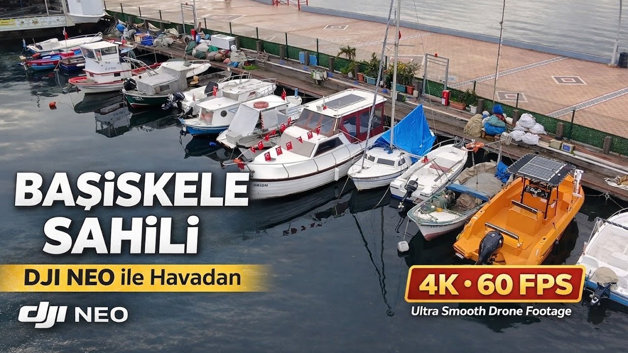 Başiskele Sahili | Drone ile Havadan Muhteşem Manzaralar (4K) #dji #djineo #başiskele 