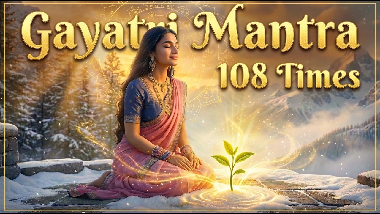Chant Gayatri Mantra 108 Times 🌳 Chant and Grow Your Karma Tree | Morning Meditation