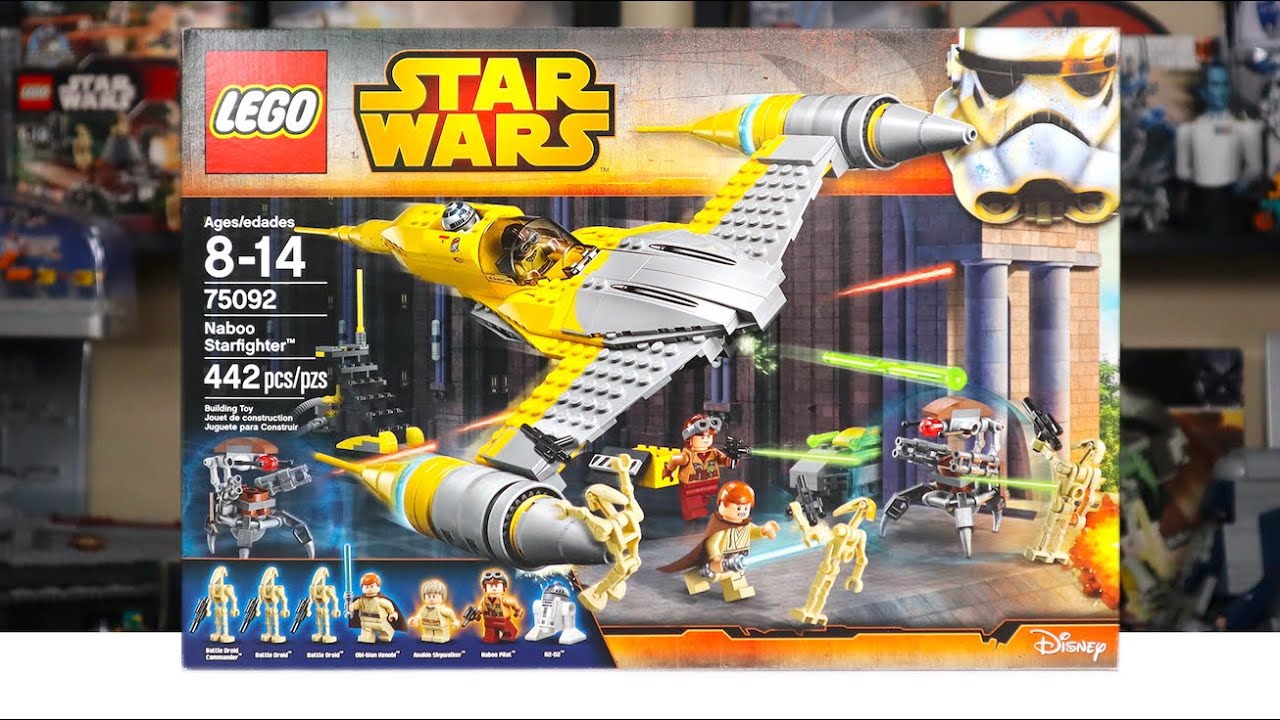 LEGO Star Wars 75092 NABOO STARFIGHTER Review! (2015)