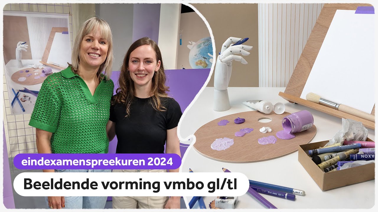 Examenspreekuur beeldende vorming vmbo gl/tl met Renske en Janneke
