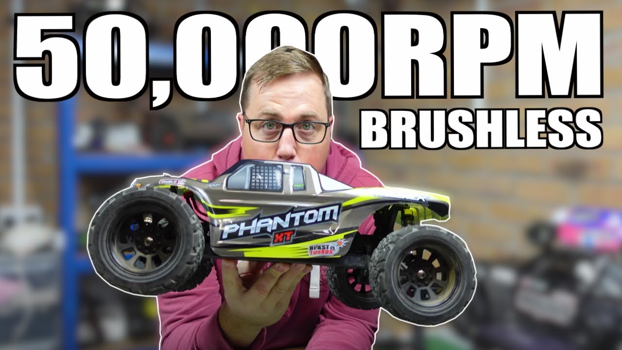 I put a Crazy 50,000RPM Motor in a &pound;99 RC Car! HPI Flux Motor in a Maverick Phantom