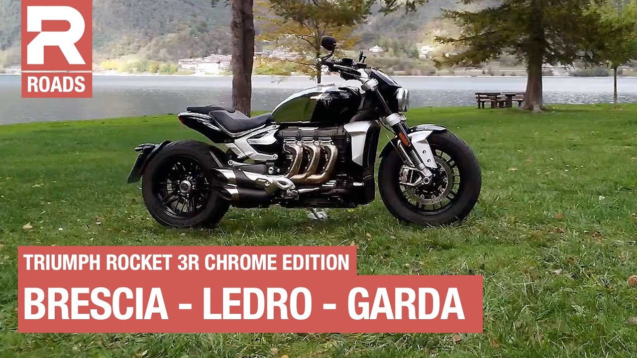 Triumph Rocket 3 R Chrome Edition - prova - da Brescia a Riva del Garda con la power cruiser Triumph
