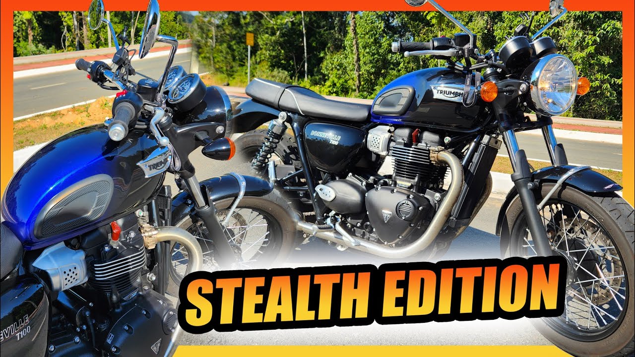 A CLÁSSICA MAIS BONITA E MODERNA DA ATUALIDADE *BONNEVILLE T100 STEALTH EDITION*