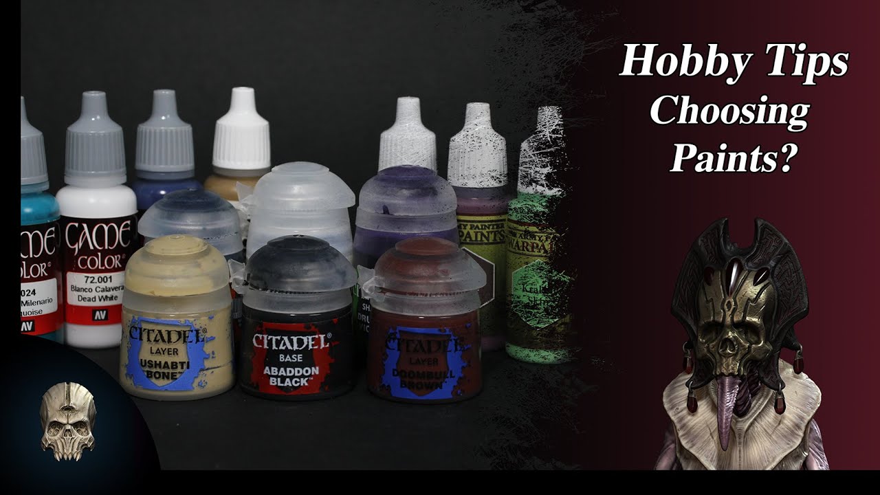 Hobby Tips #5 - Choosing Miniature Paints for Warhammer