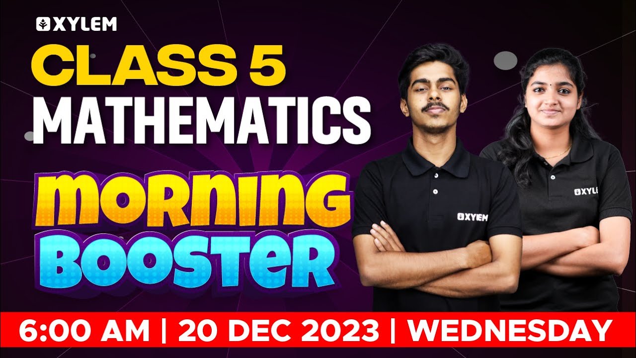 Class 5 Maths | Morning Booster - Exam Sure Question | Xylem Class 5